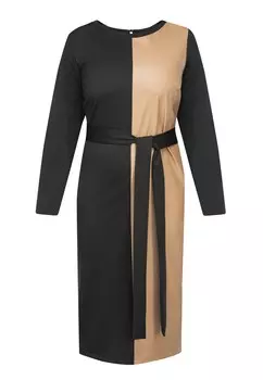Платье Karko LESLAWA, бежевый/черный