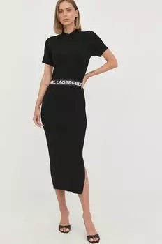 Платье Karl Lagerfeld, черный