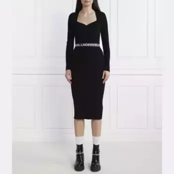 Платье Karl Lagerfeld, черный