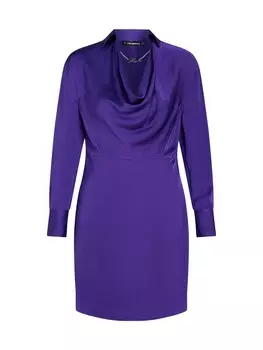 Платье Karl Lagerfeld Dress Signature Chain, цвет Aubergine