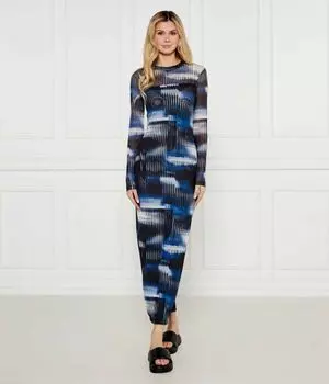 Платье Karl Lagerfeld Jeans Aop, синий