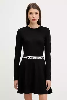 Платье Karl Lagerfeld Jeans, черный