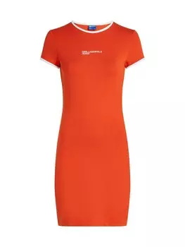Платье KARL LAGERFELD JEANS, цвет Lobster