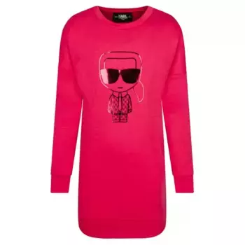 Платье Karl Lagerfeld, розовый