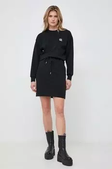 Платье Карла Лагерфельда Karl Lagerfeld, черный