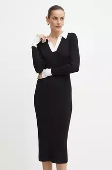 Платье Карла Лагерфельда Karl Lagerfeld, черный