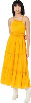Платье Картер MANGO, цвет Medium Yellow