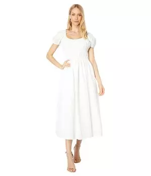 Платье Kate Spade New York, Seersucker Puff Sleeve Dress