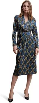 Платье Катеи MANGO, цвет Medium Blue