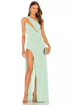Платье Katie May X REVOLVE A Cut Above Gown, цвет Seagreen