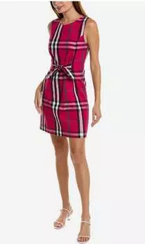 Платье Kayln в розовую клетку Duffield Lane