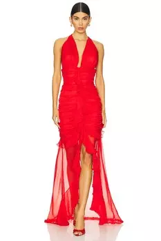 Платье "Kayta" от For Love & Lemons, red