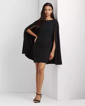 Платье-кейп Lauren Ralph Lauren, черный