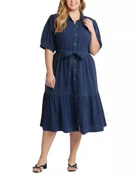 Платье Кейт NYDJ Plus, синий