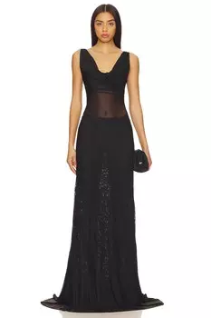 Платье келси Sau Lee, черный