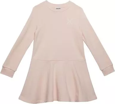 Платье Kenzo Dress with Cross Logo On The Back, розовый