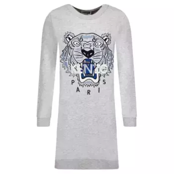 Платье Kenzo Kids, серый