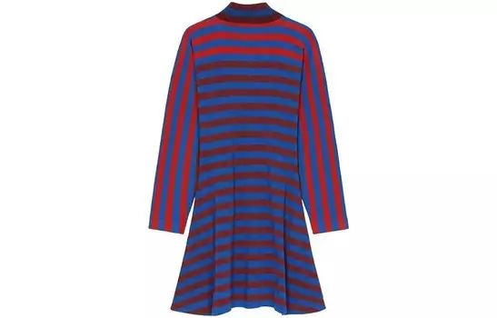 Платье Kenzo с длинными рукавами, мультиколор