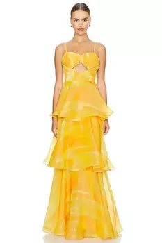 Платье кета Yaura, желтый