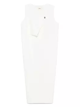 Платье KHAITE Crispin, белый