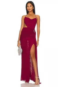 Платье Khanums X Revolve Kiov Gown, цвет Indigo Cerise