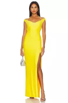 Платье Khanums X Revolve Kon Gown, желтый