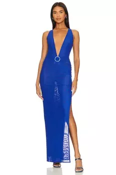 Платье Khanums X Revolve Kuron Gown, цвет Surf The Web