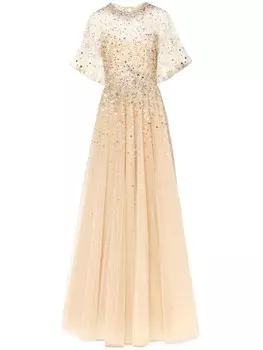 Платье Kiko Jenny Packham, нейтральный цвет