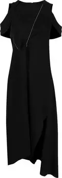 Платье Kiko Kostadinov Suspension Drape Dress 'Onyx Black', черный