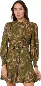 Платье Кили Пегги AllSaints, цвет Khaki Green