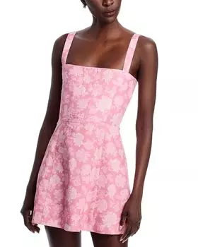Платье Kimmy в стиле барокко с цветочным принтом V. Chapman, розовый