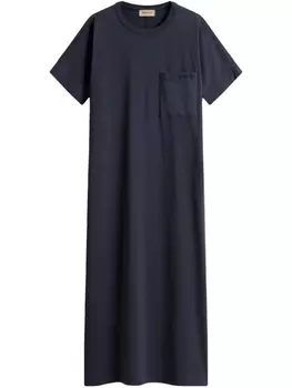 Платье-кимоно Woolrich средней длины, синий