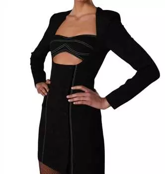 Платье Кина в черном цвете Misha