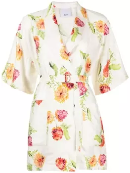 Платье Kirralee с цветочным принтом Acler, мультиколор