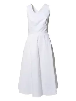 Платье-клеш без рукавов ASPESI, белый