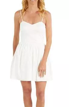 Платье-клеш Florida Strappy Summer White French Connection