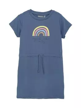Платье-Коде с принтом Colorkids, индиго