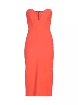 Платье Колбрук Veronica Beard, розовый