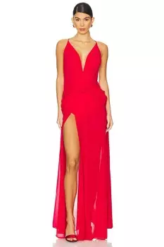 Платье колетт Nbd, красный