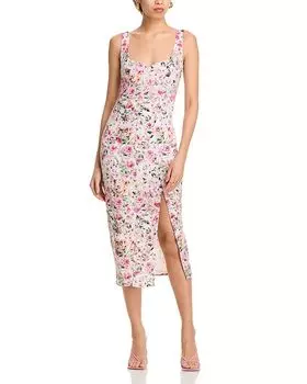 Платье-колонна "Eugenia" с цветочным принтом Generation Love, розовый