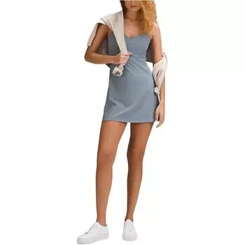 Платье-комбинация Align женское Lululemon, Belgian Blue/Belgian Blue