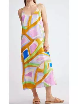 Платье-комбинация Camila в кисти Self Contrast, цвет brush