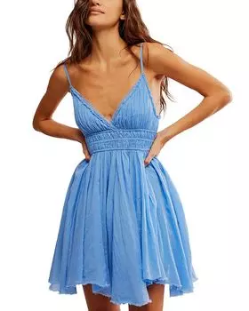 Платье-комбинация Delia Free People, синий