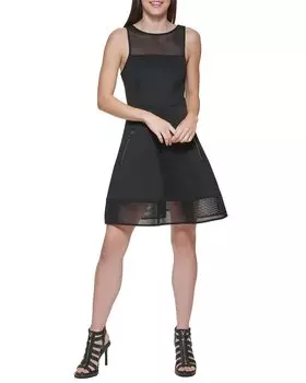 Платье-комбинация DKNY Flat Fit, черный