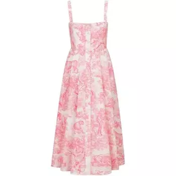 Платье-комбинация IVIERA женское, конфетно-розовое Dior