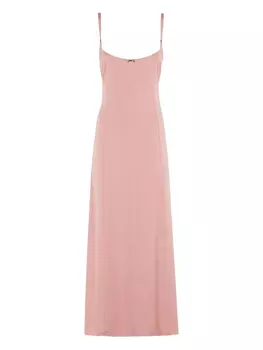 Платье-комбинация миди Rabanne, розовый