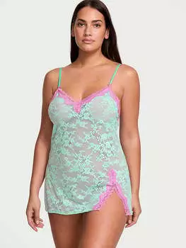 Платье-Комбинация мини с кружевом Tease Victoria'S Secret, мультиколор