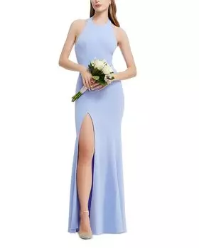 Платье-комбинация Paige Halter Dress the Population, синий