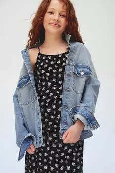 Платье-Комбинация с завязками H&M, черный