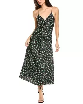 Платье-комбинация Sandro, черный